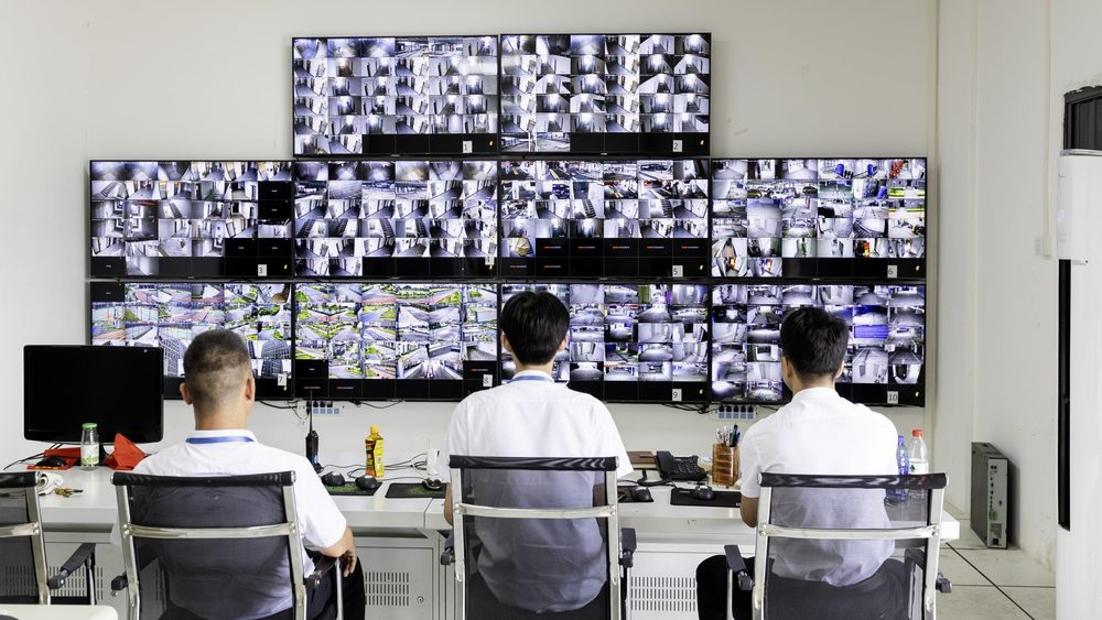 Campus security and logistics control room